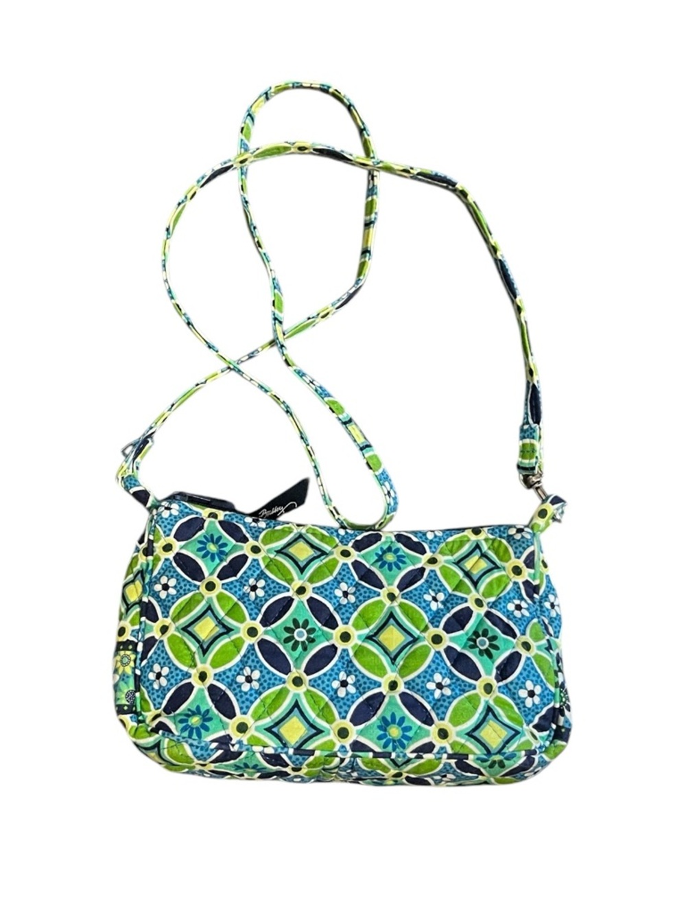 Vera Bradley Cotton Quilted Crossbody in Retired Daisy Daisy Pattern - Picture 1 of 9
